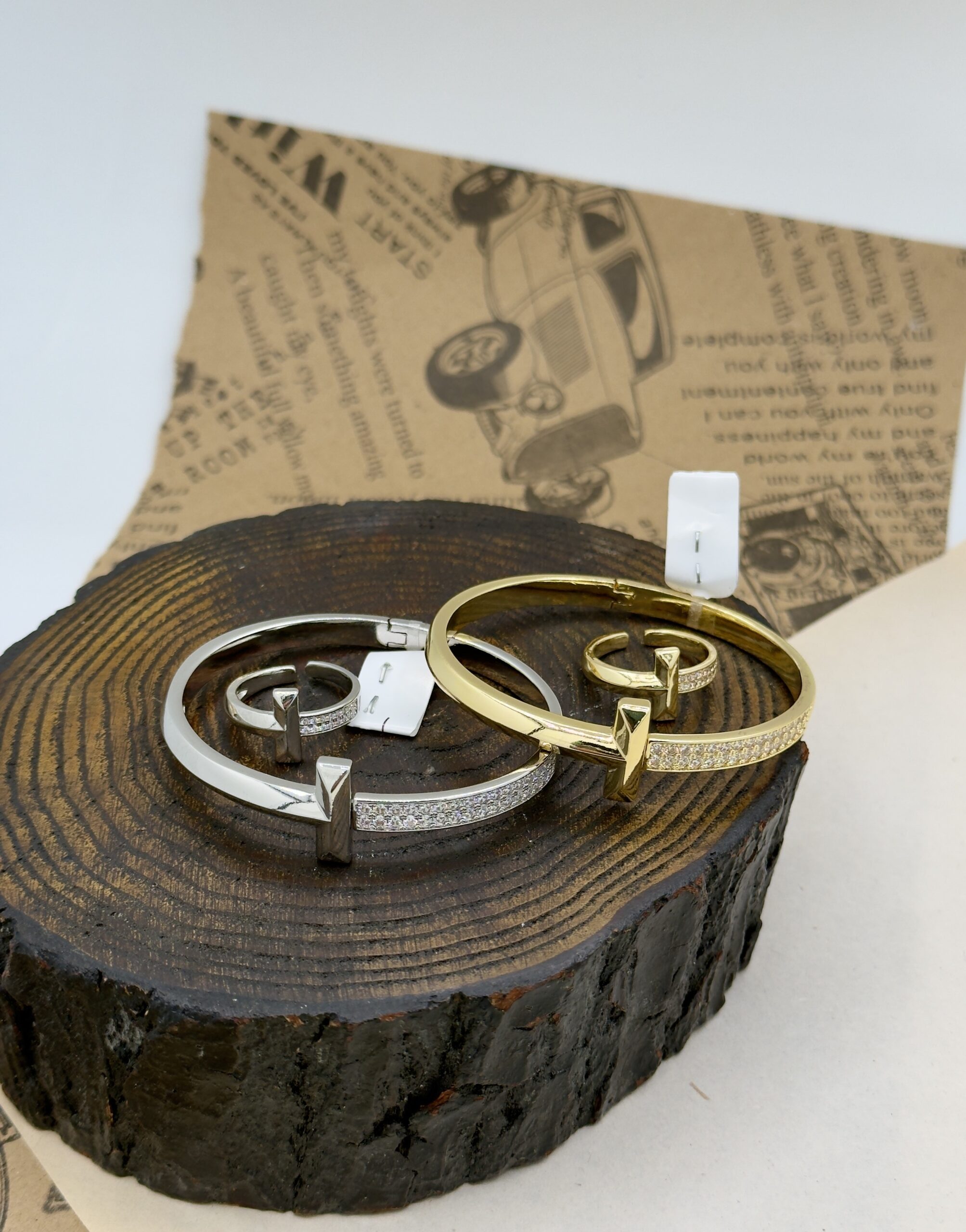 بنگل انگشتر مدل T