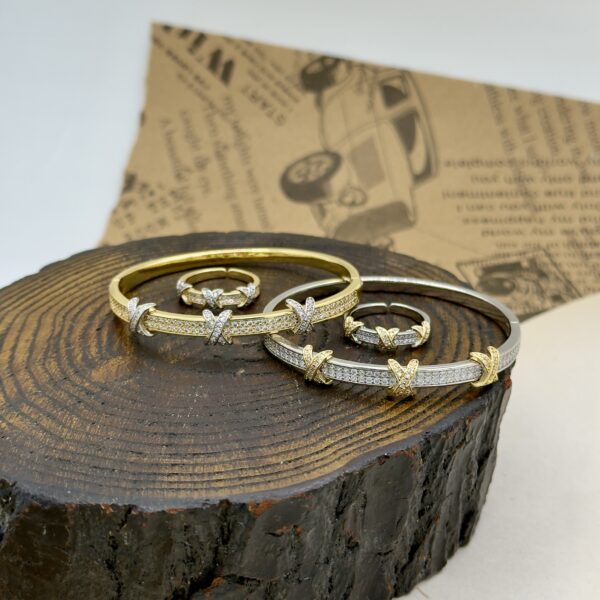 بنگل انگشتر مدل ایکس X