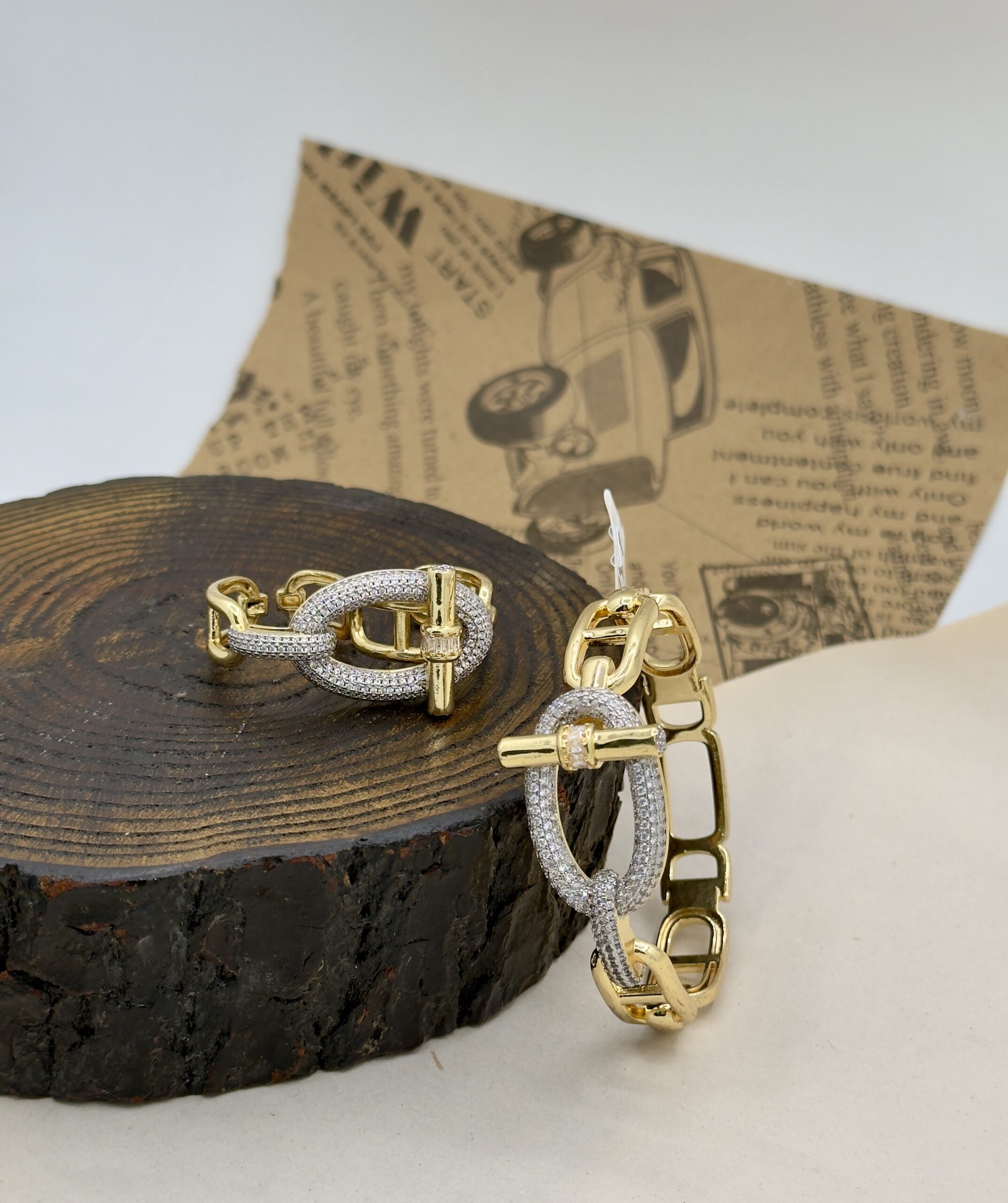 بنگل انگشتر ترند هرمس کد ۱۲