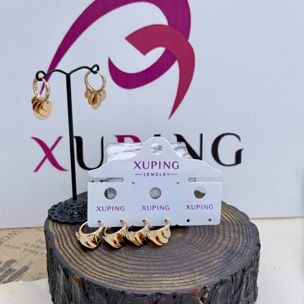 گوشواره پولکی برند ژوپینگ کد ۱۲۲