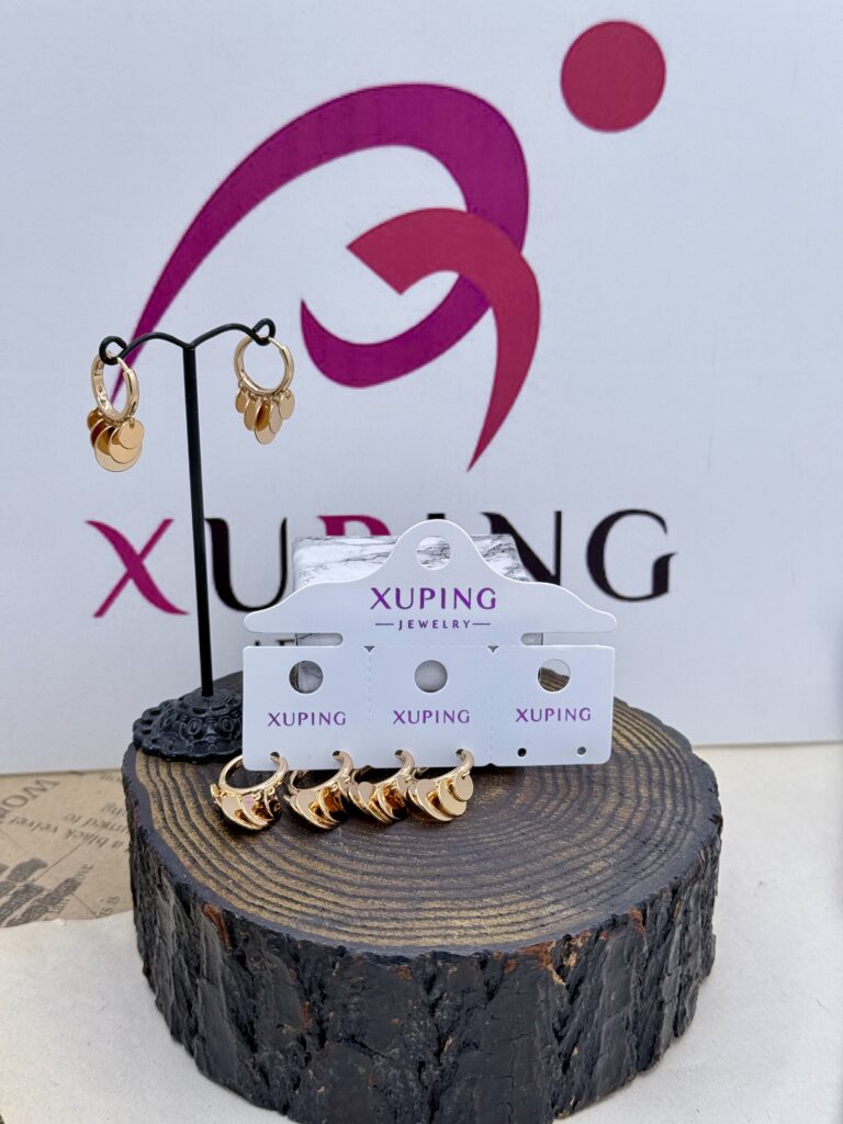 گوشواره پولکی برند ژوپینگ کد ۱۲۲